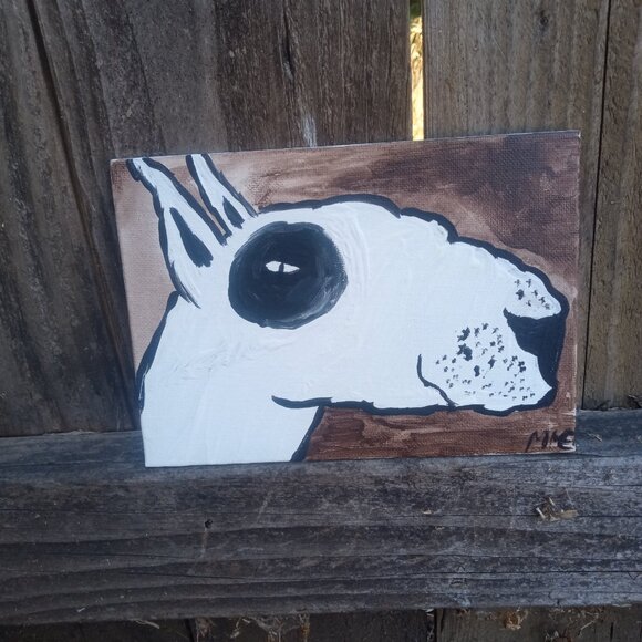 Bull Terrier Portrait Painting - Picture 12 of 12